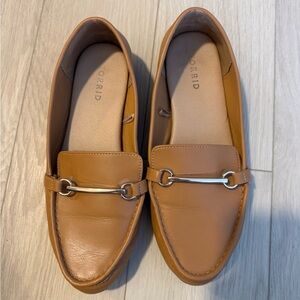Torrid Cognac Loafers with Gold Hardware